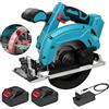 NONE Sega circolare elettrica a batteria brushless da 165 mm, leggera e ricaricabile, per ristrutturazioni domestiche e lavorazione del legno