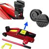 NONE Supporto per Sollevamento Auto con Cuscinetti in Gomma, Carrello per Ruote, Adattatore per Telaio a Rotaia, Attrezzi di Riparazione per Lexus, Subaru, Fiat, Vol
