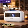 ULTIMEA Proiettore Portatile Mini ULTIMEA, 300 ANSI Lumen, Supporto 4K, Proiettore Tascabile per Home Theater, Film all'Aperto, Viaggi