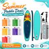 funwater Tavola da Stand Up Paddle Gonfiabile Funwater 11' (335cm) SUP Arancione Design Sportivo per Touring Yoga Ampia e Stabile con Kit