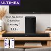 ULTIMEA Soundbar 3.1.2 Canali Dolby Atmos, Audio Surround Potente 360W, BassMX con Bassi Potenziati, HDMI eARC, Home Theater Immersivo