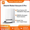 XIAOMI Versione globale Xiaomi Robot Vacuum 5 Pro HD Video, Chiamate unidirezionali, Aspirazione 20000Pa, Spazzola laterale, Pulizia automatica (X20+ Super Upgrade)