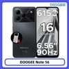 DOOGEE Note 56 Smartphone Android 16, Batteria Grande da 6150mAh, Display da 6.56" a 90Hz, 24GB 64GB, 8MP+5MP, Sblocco Facciale, Cellulare