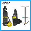 DIDEEP Set Bombola Subacquea Mini da 1 Litro, Cilindro per Immersioni Subacquee 15-20 Minuti, Facile da Usare, Bombola Portatile con 3000 PSI