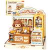 ROBOTIME Rolife Puzzle 3D in Legno, Kit Fai-da-Te 'Negozio di Biscotti di Cookii Bunny', Miniatura Decorativa per Casa, Regalo Ideale per Ragazze