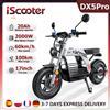 iScooter Monopattino Elettrico iScooter DX5Pro 2000W 52V 20Ah Velocità Massima 60km/h Autonomia 90-100km Con Sedile e Cestino Pneumatici 17"*3.5" con NFC TCS