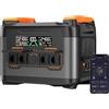 NECESPOW Stazione di Alimentazione Portatile NECESPOW S2400, Uscita 2400W, Batteria LiFePO4 2048Wh, 13 Porte, Ricarica Rapida 1.5H, Power Bank Grande con Controllo App