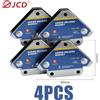 JCD Set di 4 Fissatori Magnetici per Saldatura 45 ° 90 ° 135 ° Posizionatore Magnetico Multi-angolo per Saldatura, Strumento Ausiliario in Ferrite