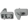 NONE Clip di fissaggio universale per visiera parasole auto, 2 pezzi, per Fiat Grande Punto e auto simili 735411088
