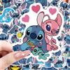 Disney 100 Pezzi Nuovi Adesivi Cartoon Stitch, Senza Duplicati, Impermeabili, per Scrapbook, Diario, Telefono, Laptop, Skateboard, Valigie