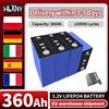 HLXNY Nuova Cella LFP 3.2V 360Ah 10000 Cicli Fai-da-te per Sistemi 12V/24V/48V, Batteria LiFePO4 ad Alta Capacità per Camper, Veicoli Elettrici, Camion, Accumulo Solare