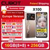 Cubot [Spedizione dalla Polonia] Cubot X100 Android 15 5100mAh 33W NFC 5G Smartphone 6.88" 16GB(8+8) RAM 256GB ROM 64MP Telefono Cellulare