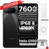 DOOGEE B10 Smartphone IP68 Impermeabile Android 16 6.63" Helio G100 Batteria da 7600mAh 48GB RAM (6+42) 256GB ROM Supporta Google Pay