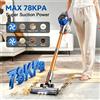 Honki Aspirapolvere Senza Fili Honki 78KPA con LED, Alta Potenza, Forte Aspirazione, Aspiratore Portatile per Peli di Animali e Tappeti