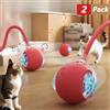 NONE Giocattolo Interattivo per Gatti, Palla Rotolante Automatica con Coda Finta, Ricaricabile, Giocattolo Elettrico Intelligente per Addestramento Cani e Gatti, Imita il Topo