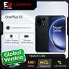 OnePlus Smartphone OnePlus 15 5G versione globale con processore Snapdragon 8 Elite Gen 5, display a 165 Hz, batteria da 7300 mAh, ricarica da 120 W e NFC, colore nero telefoni cellulari