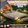 zollor Letto Gonfiabile da Campeggio con Pompa Elettrica Integrata, Gonfiaggio/Sgonfiaggio Automatico Rapido in 5 Minuti, Supporto a Nido d'Ape, Luce LED e Ricarica Type-C