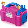 NONE Pompa Elettrica per Palloncini, Gonfiatore Elettrico Portatile con 2 + 2 Buscatori, 2 Modalità per Decorazioni di Compleanno, Matrimoni e Festività