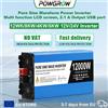 NONE Inverter di Potenza a Onda Sinusoidale Pura 12KW 8KW 5KW 4KW da DC 12V 24V a AC 220V, Convertitore Portatile per Auto e Solare