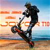 Monopattino elettrico per adulti JOYOR T10, motore 1000W*2, batteria 60V18AH, skateboard per tutti i terreni, pneumatici fuoristrada da 10 pollici, monopattino elettrico pieghevole.