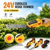 NONE Tagliasiepi Elettrico 24V 2 in 1 Senza Fili con Batteria Ricaricabile agli Ioni di Litio, Tosatore Portatile per Giardino