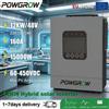 Powgrow Inverter Solare Ibrido POWGROW 12KW Onda Pura con Caricatore Solare MPPT 230VAC, Doppio Ingresso e Uscita FV, 450VDC, Wi-Fi Integrato