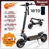 SwiftWind Monopattino Elettrico W10 con Ruote da 10 Pollici, 1500W di Potenza Massima, 48V15Ah, Autonomia 55KM, Velocità 45Km/h, Pneumatici Off-Road, Doppio Freno a Disco e APP
