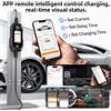 feyree Caricatore EV Portatile Feyree 7kW Tipo 2 con Schermo Touch da 4,3 Pollici e App WiFi Intelligente, Design Professionale per Casa