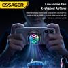 ESSAGER Dissipatore di calore per telefono Essager Magnetic Back-Clip 2-in-1 con raffreddamento TEC a 3 velocità, display digitale RGB, per iPhone Gaming