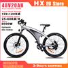HX Bicicletta elettrica HX Q5 da 2000W per adulti, e-bike 48V 20AH, bici elettrica da città, mountain bike elettrica con ruote da 27.5*2.25 pollici.