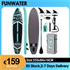 funwater Tavola da SUP Gonfiabile FunWater 2026 Nuova 350x84x16cm Extra Spessa Larga Stabile per Principianti e Adulti con Ponte Antiscivolo e Kit Completo di Accessori