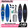 Feath-R-Lite 2026 NUOVO Tavola da Stand Up Paddle Gonfiabile Feath-R-Lite 350x84x15cm Cruise SUP Design Ultra Stabile e Largo con Ponte Antiscivolo e Kit Completo di Accessori