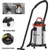 NONE Aspirapolvere Industriale 3-in-1 da 3000W per Solidi e Liquidi, Potente Aspirazione da 19kPa, Capacità di 18 Litri e 4 Ruote Girevoli