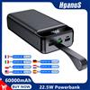 Hganus 60000mAh PowerBank 22.5W Ricarica rapida con torcia elettrica Powerbank portatile Batteria esterna per iPad iPhone Samsung Xiaomi