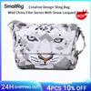 smallrig Borsa a Tracolla SmallRig Design Creativo Universale per Sony e Nikon Serie Wild China Film con Motivo Leopardo delle Nevi -6045