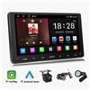 ATOTO Autoradio Android 2 Din da 9 pollici con touchscreen, navigatore GPS, WiFi, Bluetooth, DSP ed EQ a 24 bande, ChatGPT-AI, Carplay e funzioni multimediali