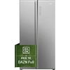 HAIER HSW79F18ANMM frigorifero americano, Humidity Zone, Illuminazione Daylight, Capacità Netta Totale 611 Litri, Classe A, Abbonamento DAZN Full 12 mesi incluso