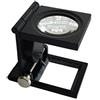 VSONE Ø 28mm Lente Ingrandimento Contafili Piegabile10X In Metallo Con 2 Luci a LED