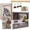 CERDÁ LIFE'S LITTLE MOMENTS Cerdá The Child Set di cancelleria con quaderno, blocco note, adesivi e clip licenza ufficiale Star Wars, da donna, multicolore, medio