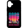 Never Forget Meme 90s Tech Millennial Hu Custodia per iPhone 16 Plus Non dimenticare mai Meme 90s Tech Nostalgia Vintage Computer