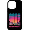 Never Forget Meme 90s Tech Millennial Hu Custodia per iPhone 15 Pro Max Non dimenticare mai Meme 90s Tech Nostalgia Vintage Computer