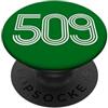 City & State Spokane Washington 509 Codice area Residente locale Patriot Stati Uniti d'America PopSockets PopGrip Adesivo