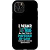 Cervical Cancer Awareness Teal Ribbon Ap Custodia per iPhone 11 Pro Indosso Teal Per La Consapevolezza Del Cancro Cervicale Di Mia Suocera