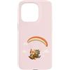 namo-Tee Custodia per iPhone 15 Pro Volpe e procione in volo con paracadute - Avventura carina