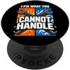 HVAC Tech HVAC Funny Heating Cooling HVA Tecnico HVAC Tecnologia HVAC Riscaldamento Raffreddamento Lavoratore HVAC PopSockets PopGrip Adesivo