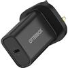 OtterBox Standard UK Caricatore murale USB-C PD 30 W con Standard USB-C a USB-C 1M Cavo, Kit Fast Charging per Smartphone e Tablet, Nero