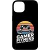 Gaming Workout Gamer Gym Motivation Custodia per iPhone 13 Gamer Fitness Sudore Ora Vinci Più Tardi Allenamento