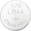 Q-Connect Batterie alcaline a bottone 1.5V Q-Connect LR44 conf. 10 pezzi in blister - KF14557