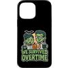 overtime team coworkers zombie halloween Custodia per iPhone 13 Pro Max Siamo sopravvissuti al team straordinario