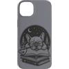 French Bulldog Coffee Book Lovers Readin Custodia per iPhone 14 Plus Bulldog francese lettura libro caffè cielo occhiali
